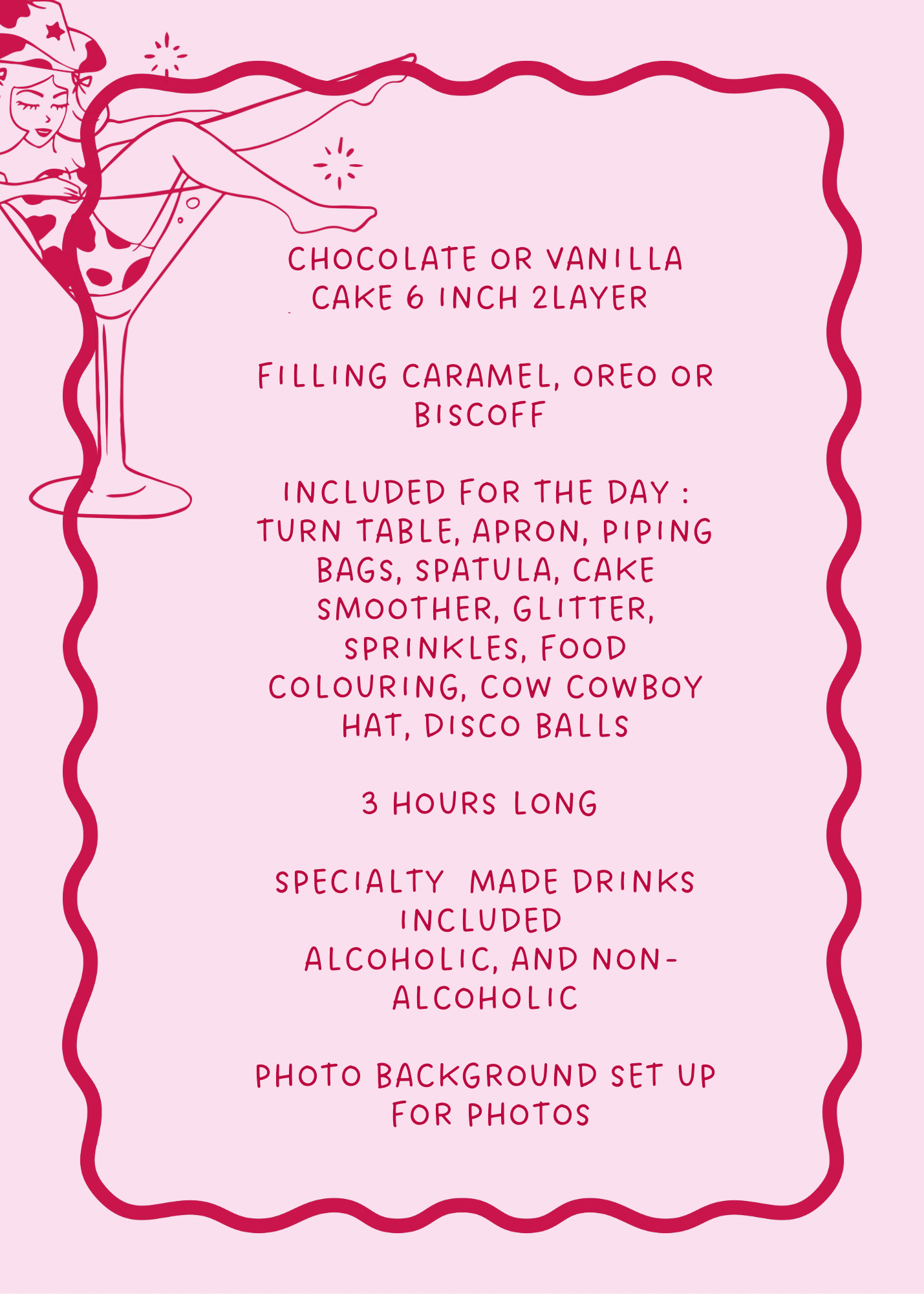 Cake decorating class July 26