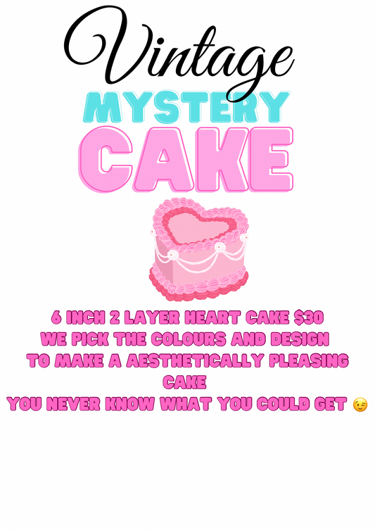 Mystery vintage cake