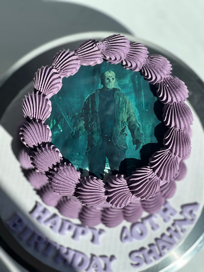 Halloween Jason cake