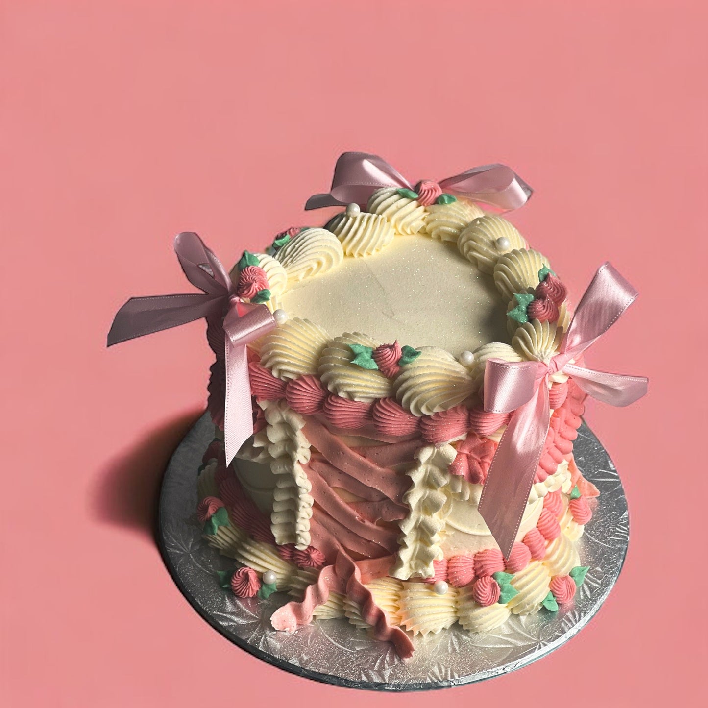 Heart cake  6 inch 4 layer