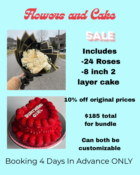 Cake and Flowers