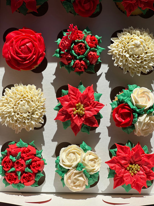 Christmas cupcakes