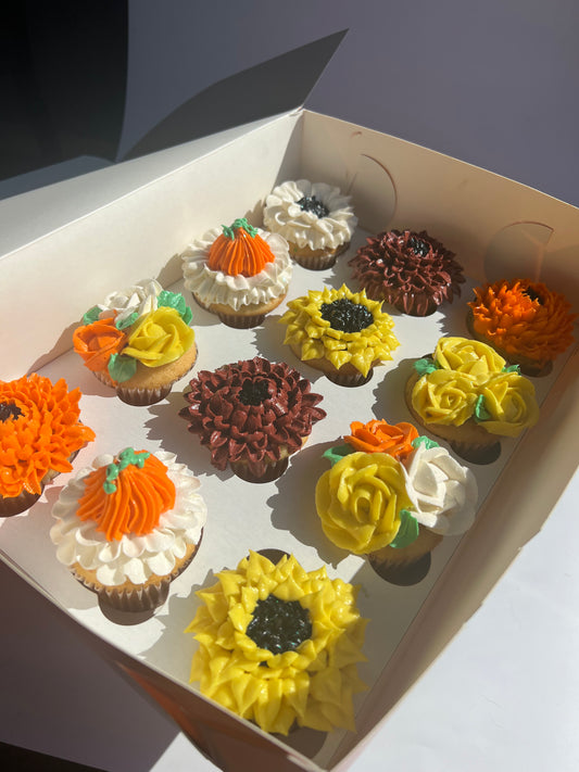 12 fall cupcakes