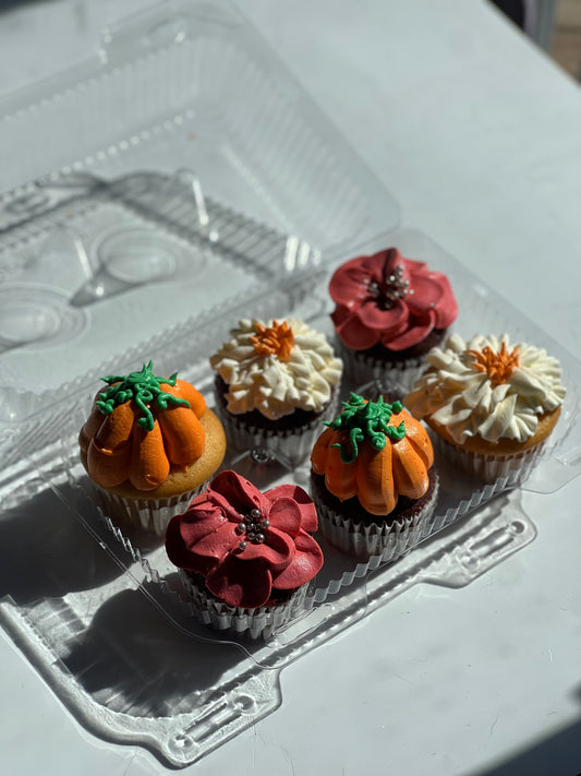 Fall Themed Cupcakes 6 Pack