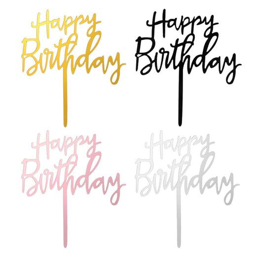 Happy birthday sign
